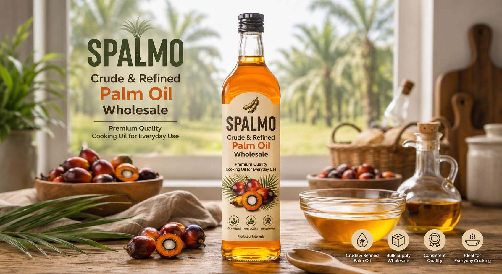 Crude & Refined Palm Oil Wholesale – Premium Quality Cooking Oil for Everyday Use